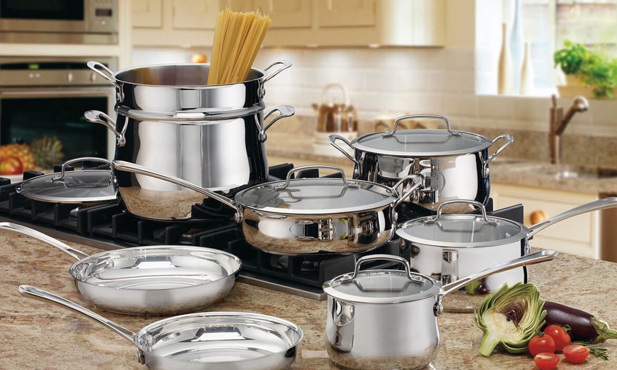 Stainless steel cookware sets